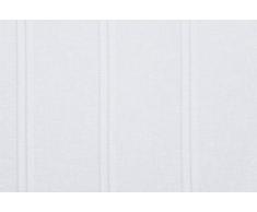 Linder 189/10/377ab/150 x 260 Red Cortina con ojetes Lino Blanco