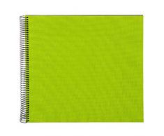 Goldbuch 25962 - Álbum de Fotos con Espiral, Cubierta de Lino Verde Brillante, 30 x 34 cm, 40 páginas, 40 páginas