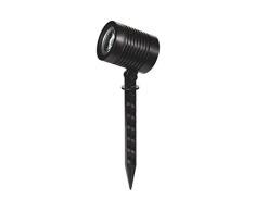 BEGHELLI x-Spike Proyector LED con estaca, 3000 ° K, Luz Cálida,