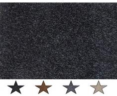 oKu-Tex Felpudo, algodón, Antracita, 60 x 90 x 0,5 cm