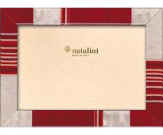 Natalini Croma Rossa 13X18 Marco de Fotos con Soporte para Mesa, Tulipwood, Rojo, 13 X 18 X 1,5