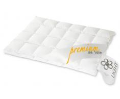 Edredón de plumas Premium De Luxe, ligero, algodón, 135 x 220 cm