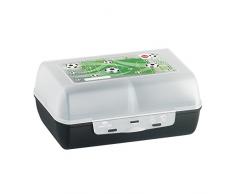 Emsa Variabolo 516991 Fiambrera, 16 X 11 X 7 Cm, Polipropileno, Negro/Blanco