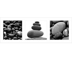 Pyramid Generic Stones Triptych 33 x 95 cm Lienzo (imprimido