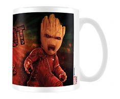 Pyramid International - Taza (cerámica, 11 x 11 x 1,3 cm), diseño de Guardianes de la Galaxia