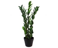 Leaf Planta de follaje Artificial Grande Realista del Reino Unido con Maceta, Gema ZanzÃ­bar, 75 cm