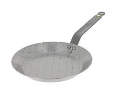 De Buyer 5616.24 - Sartén para carne, acero, 24 cm