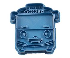 Cuticuter Tayo Little Bus Cortador de Galletas, Azul, 8x7x1.5 cm