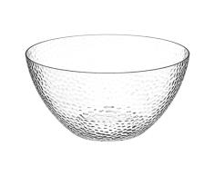 Ensaladera martillada D25 cm Estiva transparente