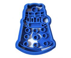 Cuticuter Doctor Who Dalek Cortador de Galletas, Azul, 8x7x1.5 cm