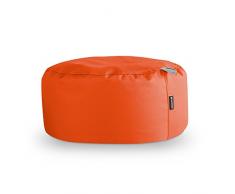 HAPPERS Puff Redondo Polipiel Indoor Naranja