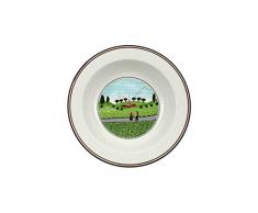 Villeroy & Boch Design Naif Ensaladera Encuentro, Porcelana Premium, Blanco/Colorido