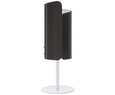 Selene Illuminazione papiro LÃ¡mpara de Mesa, 70 W, Negro Brillante