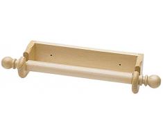 KitchenCraft Soporte Portarrollos de Pared de Madera, 29 x 11 cm
