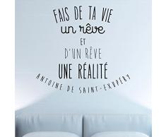 Ambiance-Live Pegatina Conejito de ta Vie un sueño - Negro