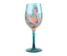 Lolita Miss Mermaid Wine Glass Copa, modelo sirenita