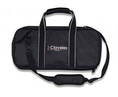 3 Claveles 1715 MaletÃn Porta Cuchillos, Tela De Poliéster, Negro