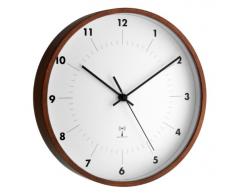 TFA Dostmann 98.1097 - Reloj de Pared controlado por Radio, Marco de Madera