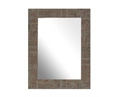 Inov8 7 x 12,7 cm Marco para Espejo de Madera Tradicional, 4 Unidades, Piedra