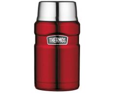THERMOS Recipiente para Alimentos de Acero Inoxidable, Acero Inoxidable, Cranberry, 9,3 x 9,3 x 18,5 cm