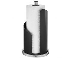 GEFU 15703 Curve - Portarrollos de Cocina de pie, Soporte para Papel de Cocina, Estable, Soporte Fijo