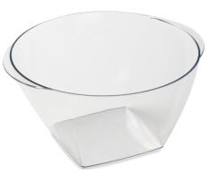 DEA HOME ART811 - Ensaladera, 29 x 27 x 14 cm, Color Transparente
