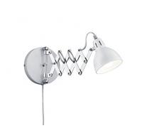 Reality Leuchten lámpara de pared E14, blanco mate, 30 x 30 x 53 cm