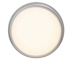BRILLIANT lamp Vigor LED aplique y plafÃ³n 33cm titanio/blanco cÃ¡lido |Â 1x LED de 15W integrado, (1565lm, 3000K) |Â Escala A ++ a E |Â Flujo luminoso: 850 lÃºmenes