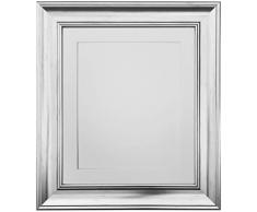 Frames by Post Marco de Fotos Vintage Scandi, Silver with White Mount, 10 x 8 Image Size 7 x 5 Inch
