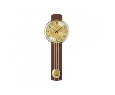 AMS w7115/1 de cuarzo reloj de péndulo, madera, multicolor, 73 x 31 x 18 cm