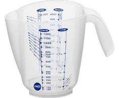 Emsa Medidor Superline 504031 - Jarra medidora con capacidad de 0,5 Litros, jarra transparente, forma cÃ³nica, para preparaciÃ³n de alimentos, fÃ¡cil limpieza al lavavajillas