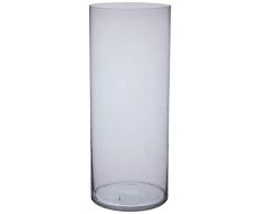 Better & Best Gr. Cristal Florero paragüero Tubo Redondo Grande, Medidas 20x20x50 cm, Material