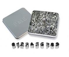 PME Abecedario de Acero Inoxidable y Cortador de NÃºmeros, Juego de 36