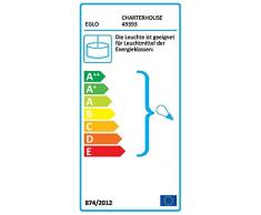 EGLO - 49393 - Lámpara de techo (bombilla interior), color plateado