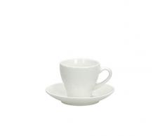 Tognana juego de 6 tazas de café Margaret, Porcelana, Color blanco