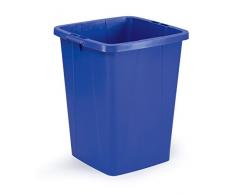 Durable 1800474040 Durabin - Cubo de la Basura, 90 L, Color Azul