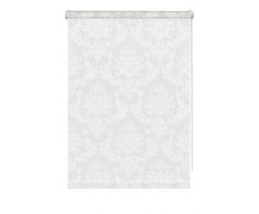 Gardinia Mini Estor Enrollable con Abrazaderas, Opaco, Todas Las Piezas de Montaje Incluidas, Blanco, 45 x 175 cm