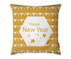 Bonamaison Funda de cojín, Cotton, Multicolor, 45X45