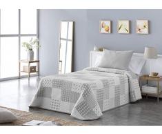VIALMAN Colcha, Gris, Cama 105: 200cm X 270cm