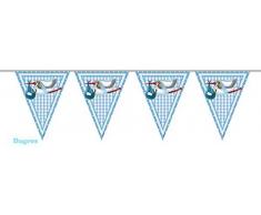 Folat - NiÃ±o Guirnalda para TemÃ¡tica Fiesta - 10 Metros - Azul