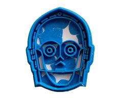 Cuticuter Star Wars C3PO Cortador de Galletas, Azul, 8x7x1.5 cm