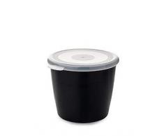 Rosti Mepal Volumia - Cuenco de cocina con tapa (650 ml), color negro