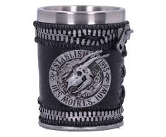 Nemesis Now Slipknot - Vaso de chupito con logotipo de cabra flameante, color negro