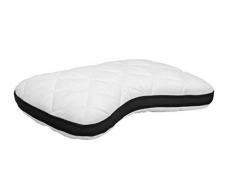 Pikolin Home Almohada Viscoelástica de Hombros Antiácaros, Hipoalergénica, Doble Funda, Firmeza Media, para Dormir Boca Arriba o Cambiando de Postura