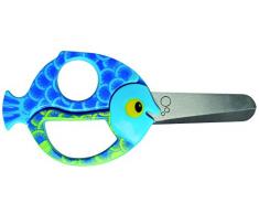 Fiskars 1378 - Tijeras para niños, diseño pescado, 13 cm