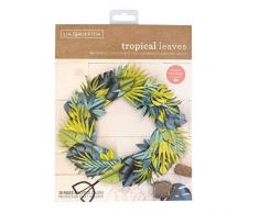 Tropical Leaves Paper Stack, Papel, Hojas tropicales, colores, 8,5 x 11