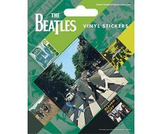 Pyramid International – Póster de los Beatles (Abbey Road) Pegatinas de Vinilo, Papel, 10 x 12,5 x 1,3 cm