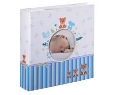 Hama Tim fotografía, álbum para Pegar Fotos, Azul y Blanco, 22,8 x 22,20 x 5cm