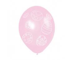 Amscan International 990038 - Globo de látex con Huevos de Pascua (27,5 cm)