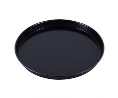 PADERNO - Bandeja Redonda para Pizza (Hierro, 2,5 cm de Altura)